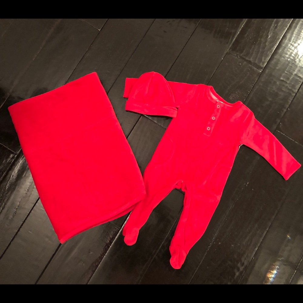 3 piece Henley footie